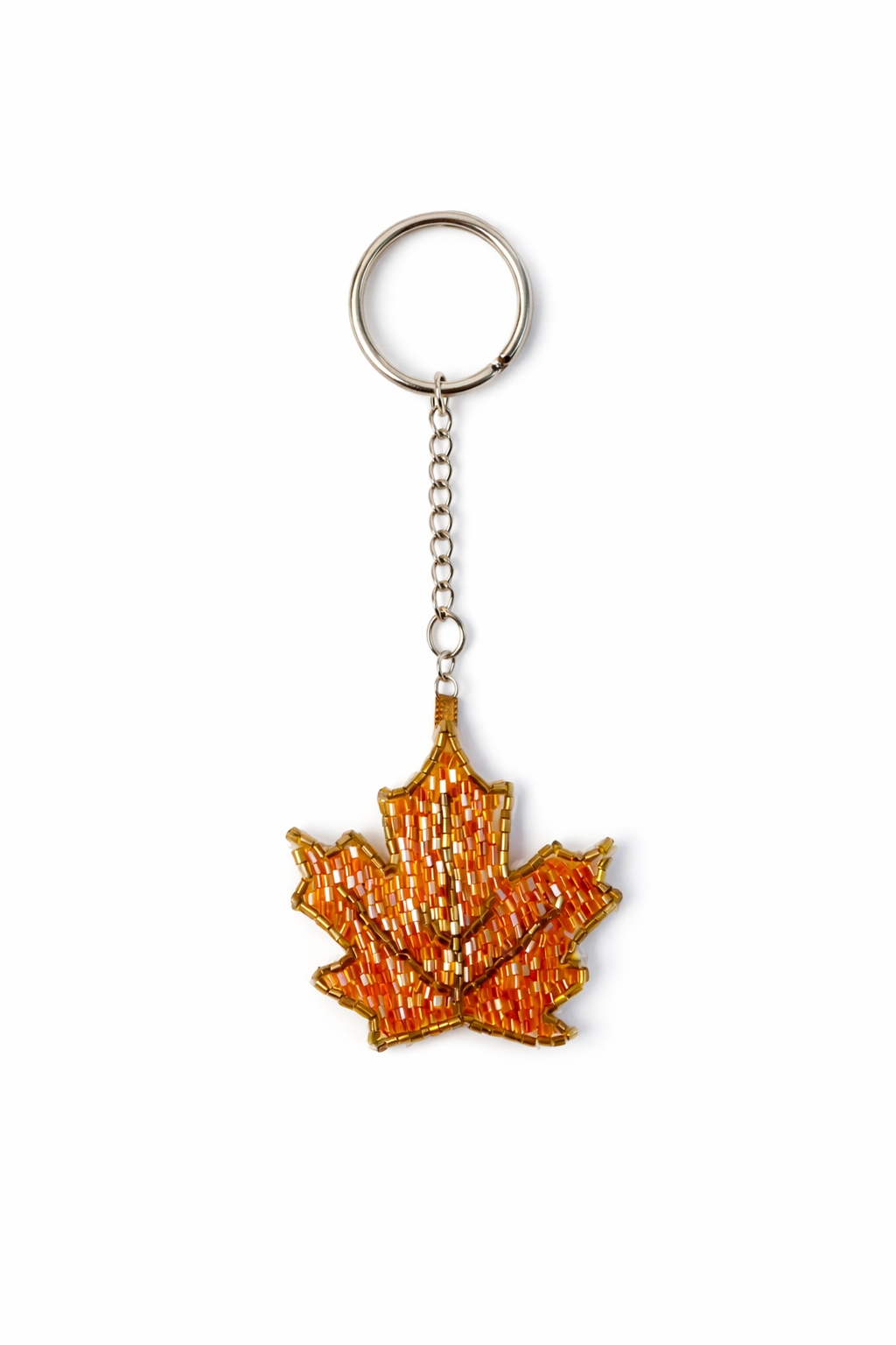 the golden hour leaf charm