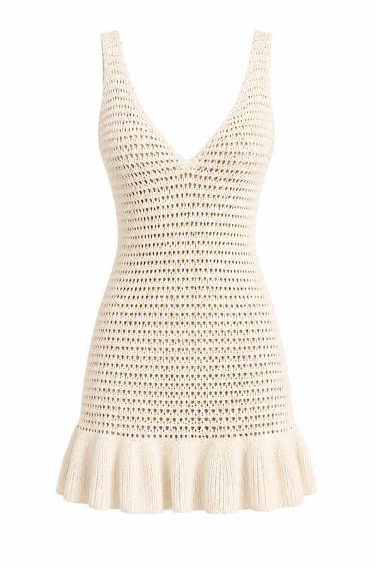 the reef crochet dress