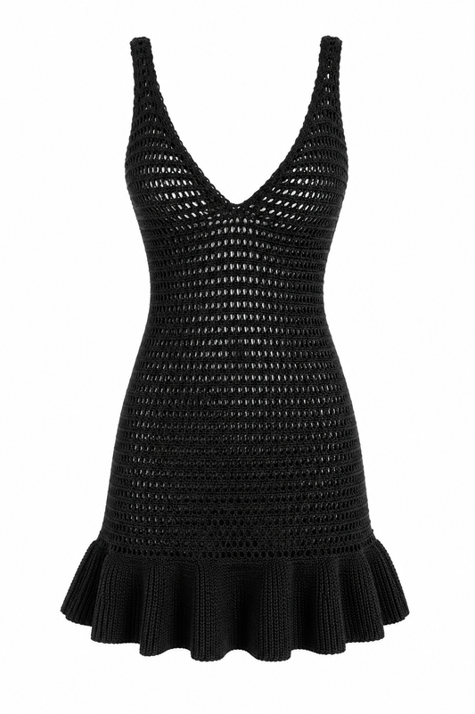 the reef crochet dress