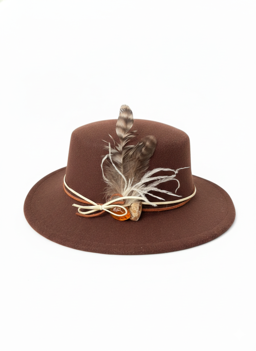 3ala rasha risha fedora hat