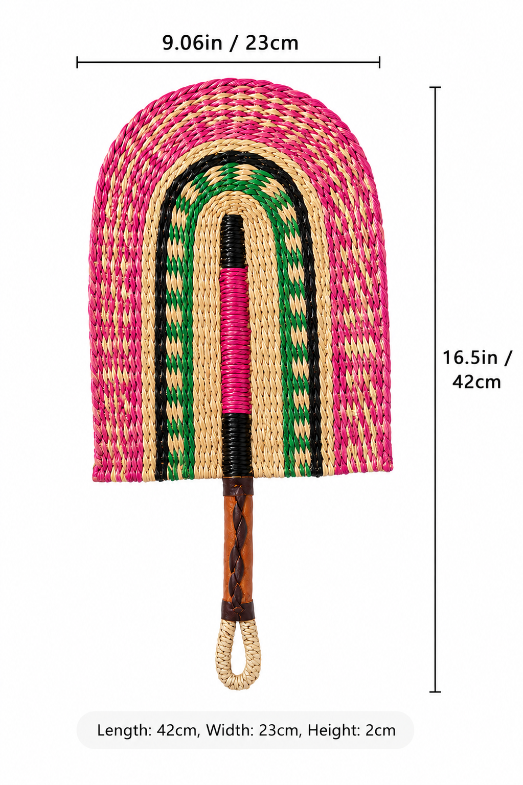 pink arch khous fan