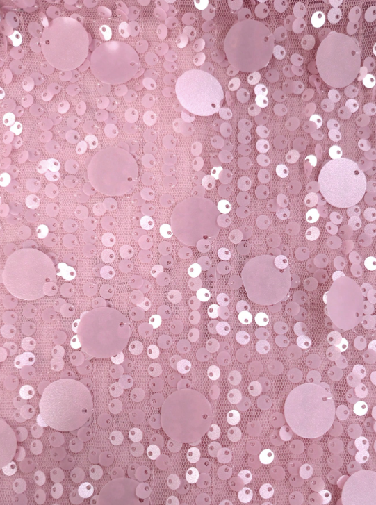 pink sequin skirt
