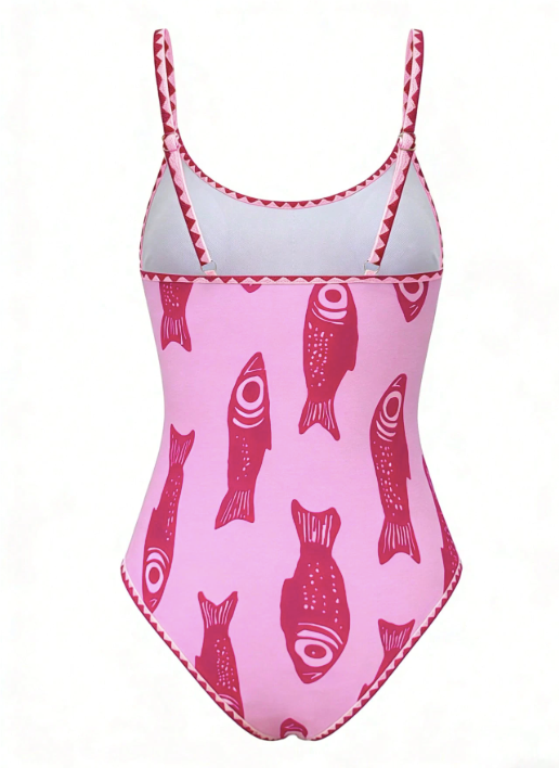pink sardines swimsuit