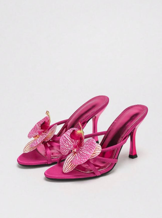 bloomy stiletto heels
