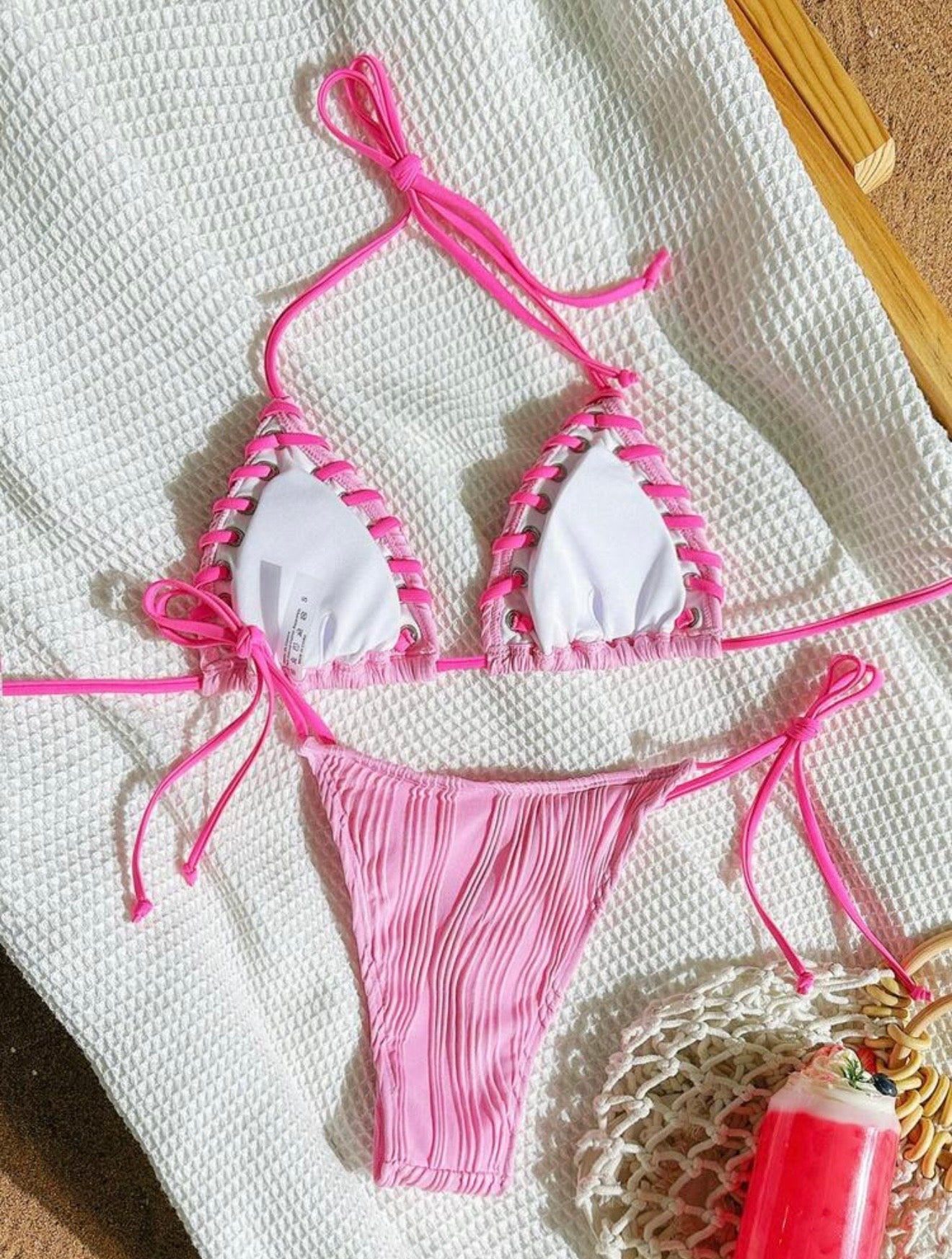 barbie ribbon bikini