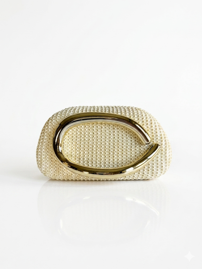 cream clutch