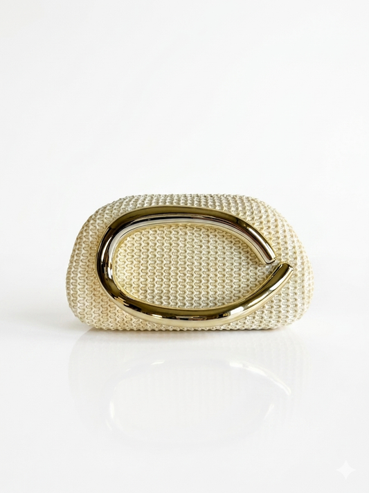 cream clutch