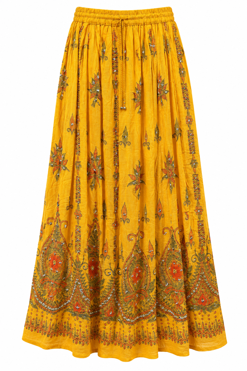 yellow heritage skirt