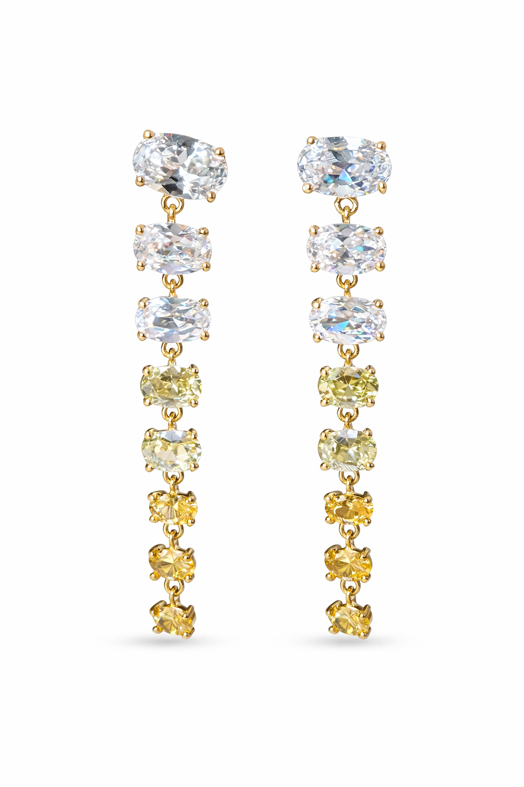 the ombre drop earrings