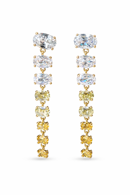 the ombre drop earrings