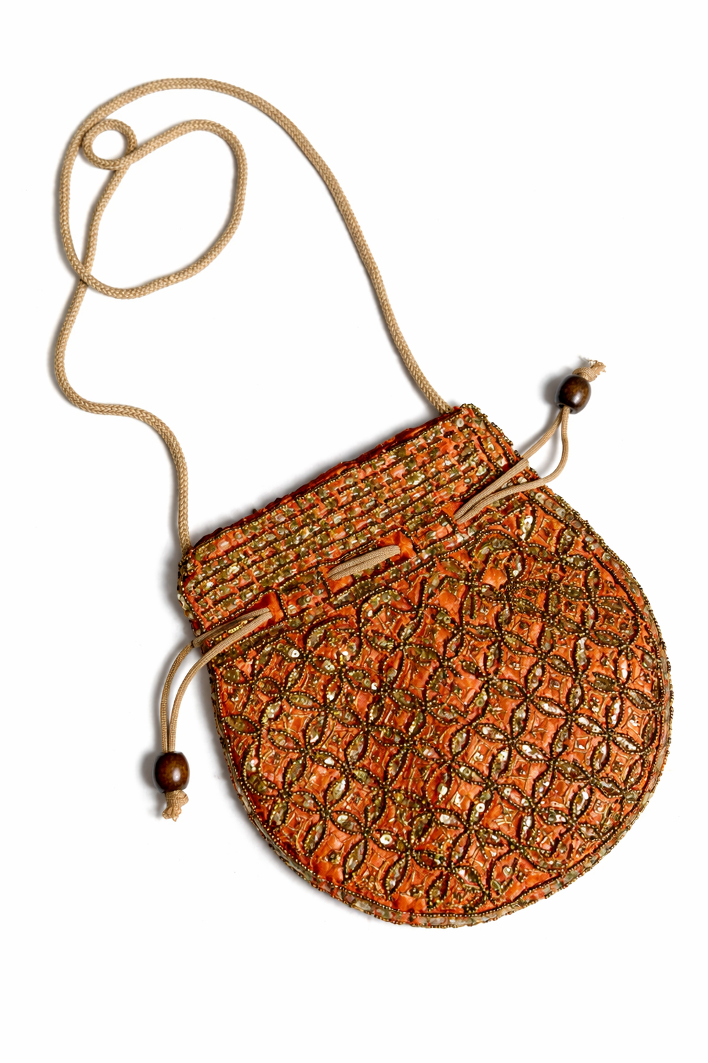 amber honeycomb pouch