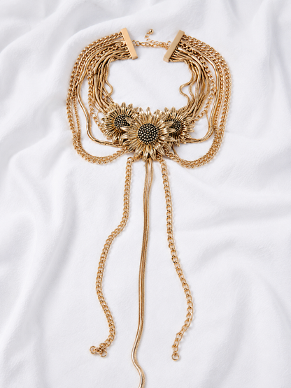 the gold muse choker
