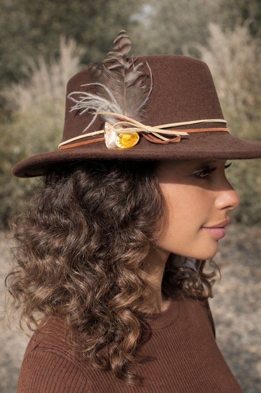 3ala rasha risha fedora hat