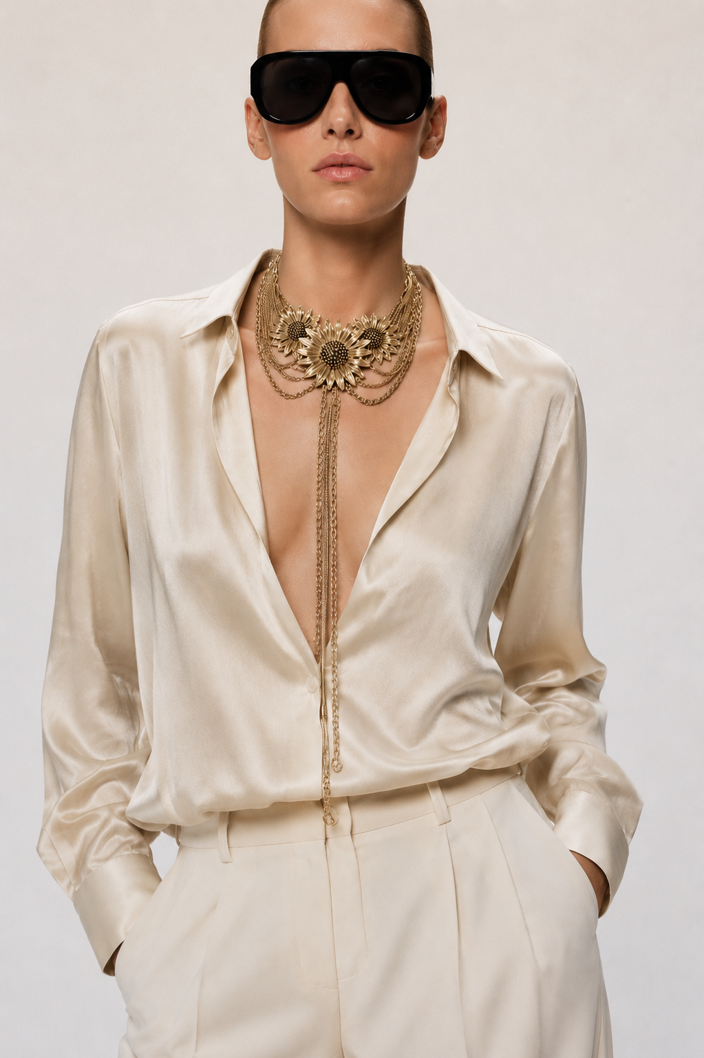 the gold muse choker