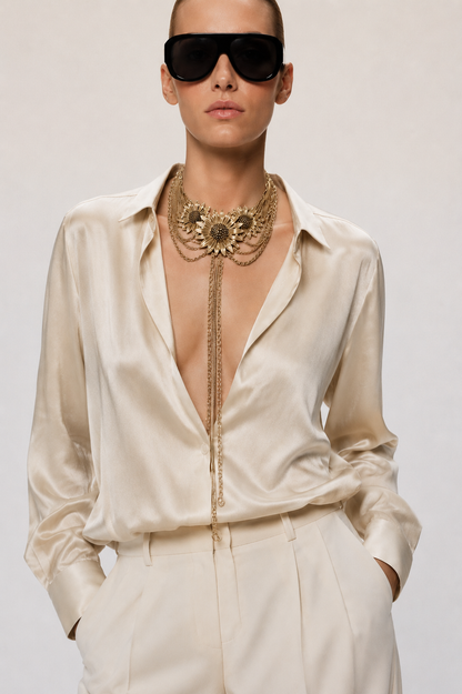 the gold muse choker