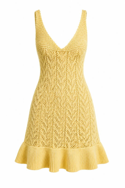 the reef crochet dress