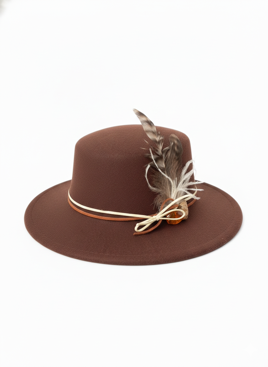 3ala rasha risha fedora hat