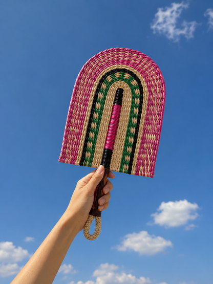 pink arch khous fan