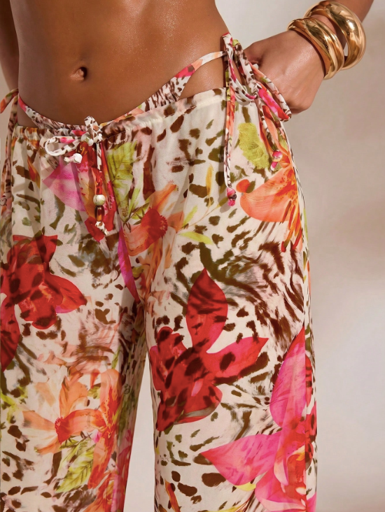 wild floral coverup