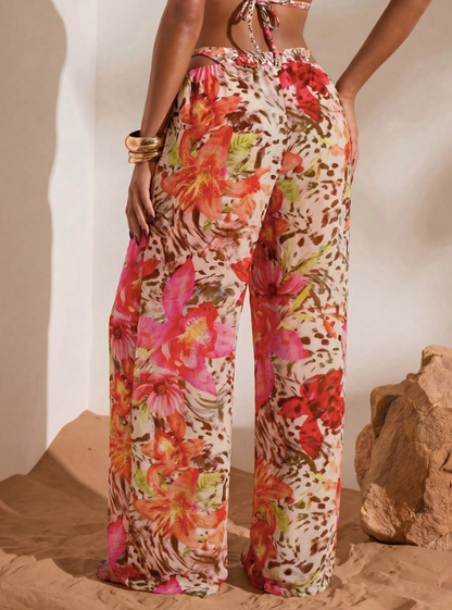 wild floral coverup