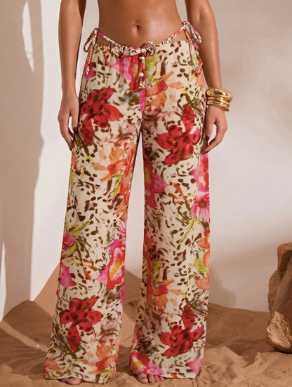 wild floral coverup