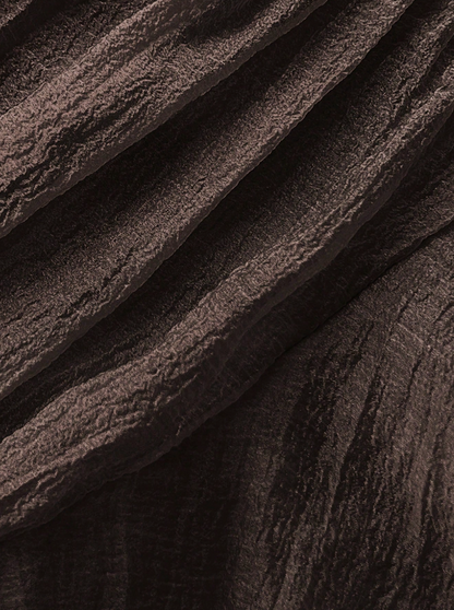 espresso ruffle skirt