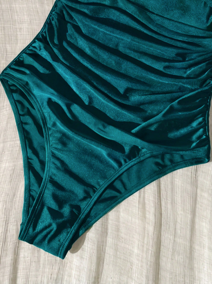 emerald swimsuit