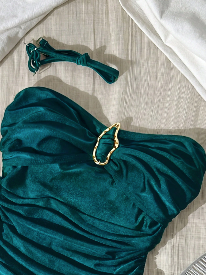 emerald swimsuit
