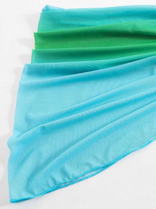 blue mermaid cover-up
