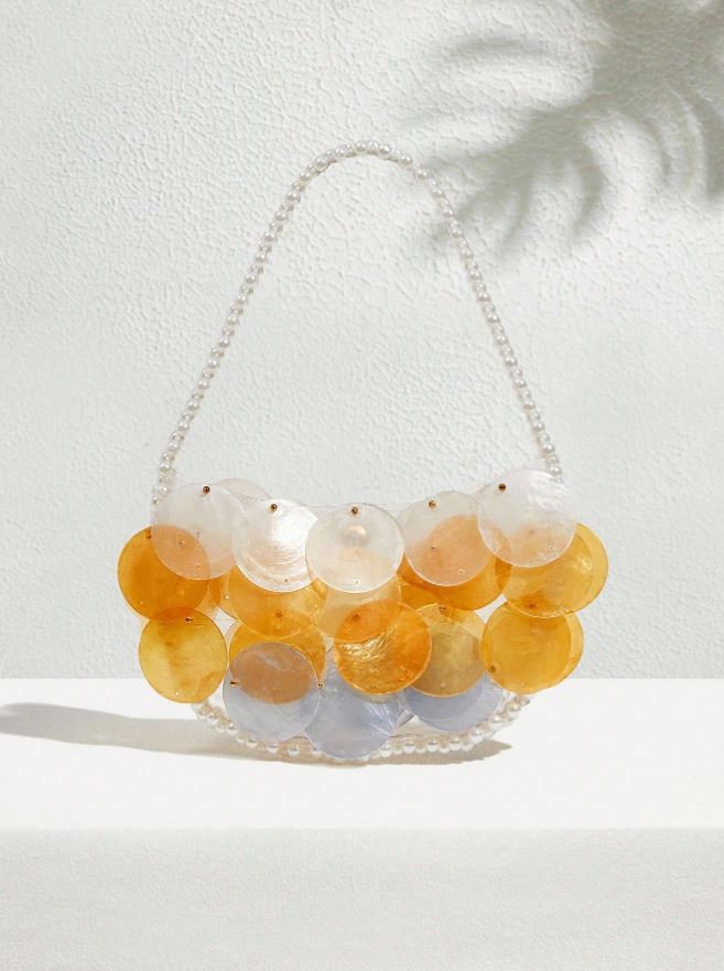 sunset shell bag