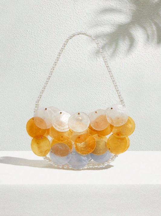 sunset shell bag
