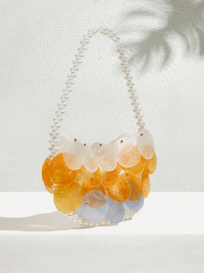 sunset shell bag