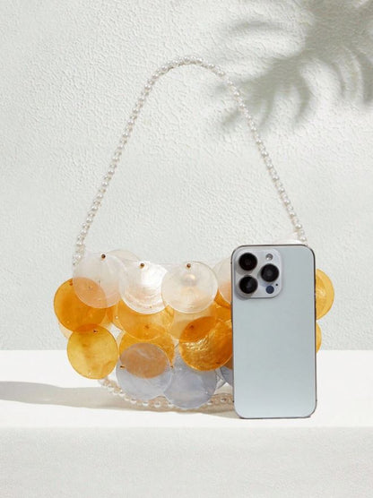 sunset shell bag