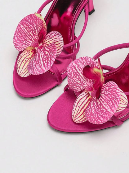 bloomy stiletto heels