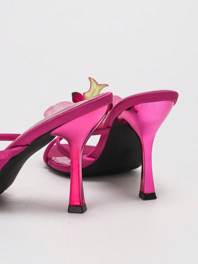 bloomy stiletto heels