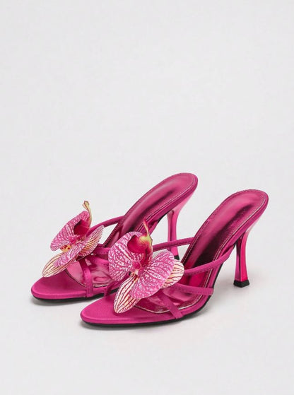 bloomy stiletto heels