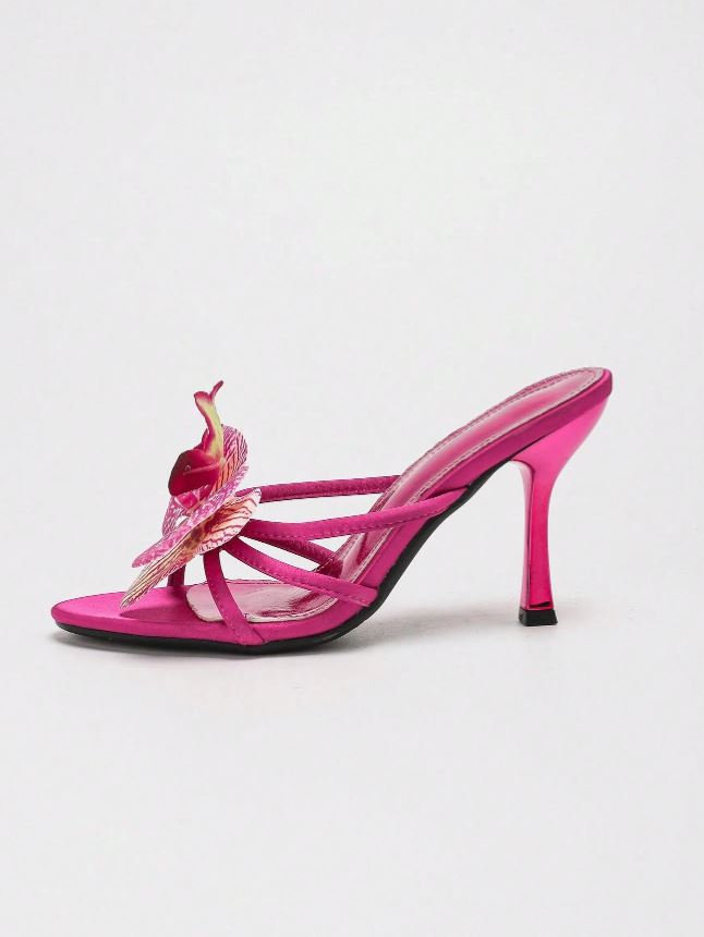 bloomy stiletto heels