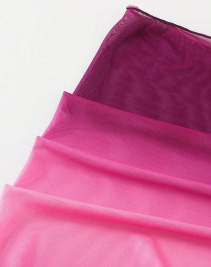 berry mesh cover-up