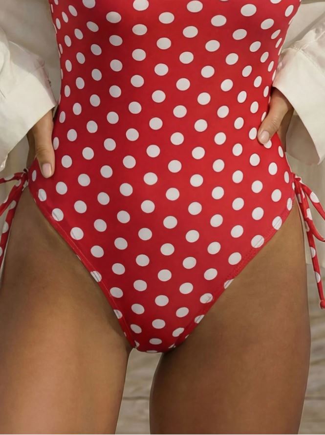 the red polka dot