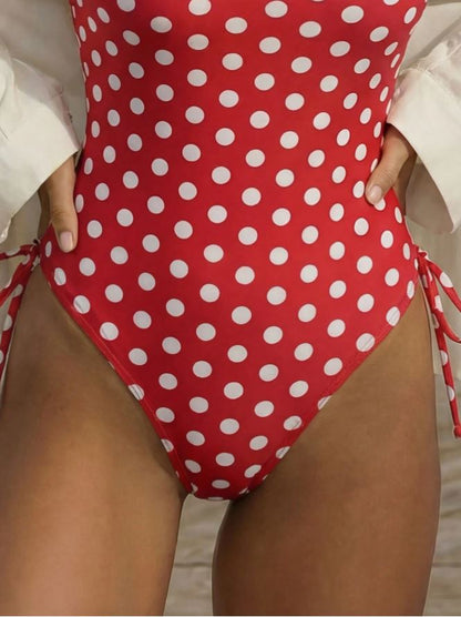 the red polka dot