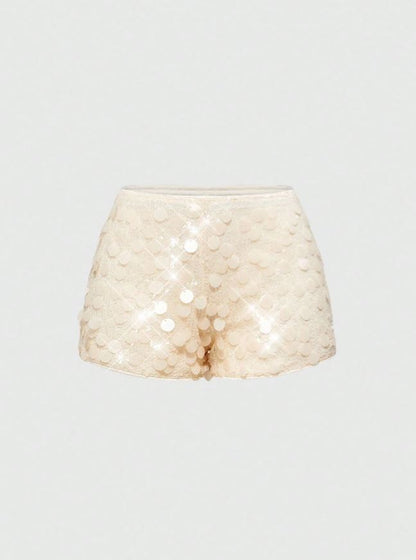 pearl shimmer shorts