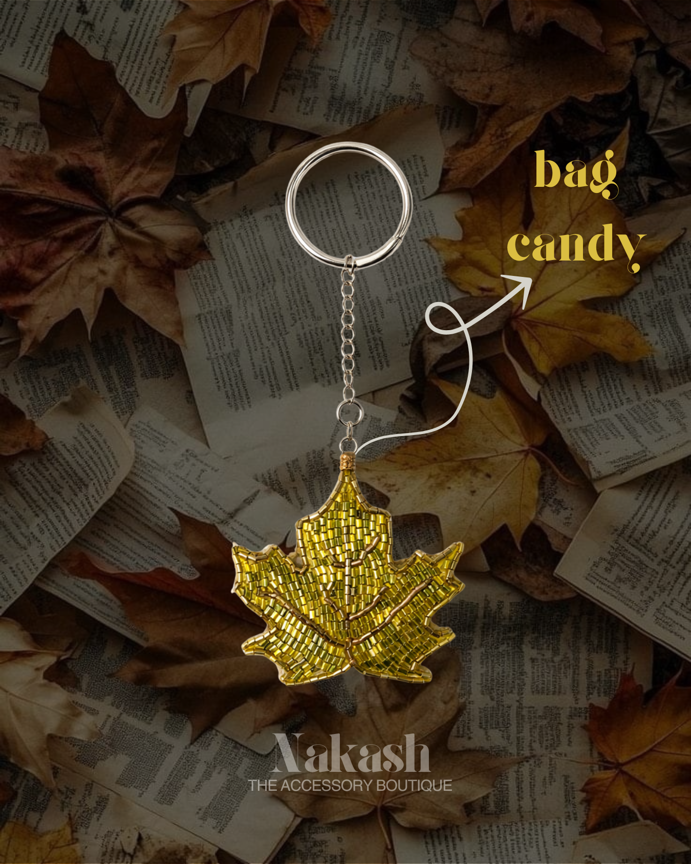 the olive grove leaf charm